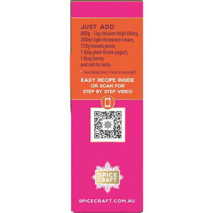 Spicecraft Gourmet Butter Chicken Cooking Kit 24g