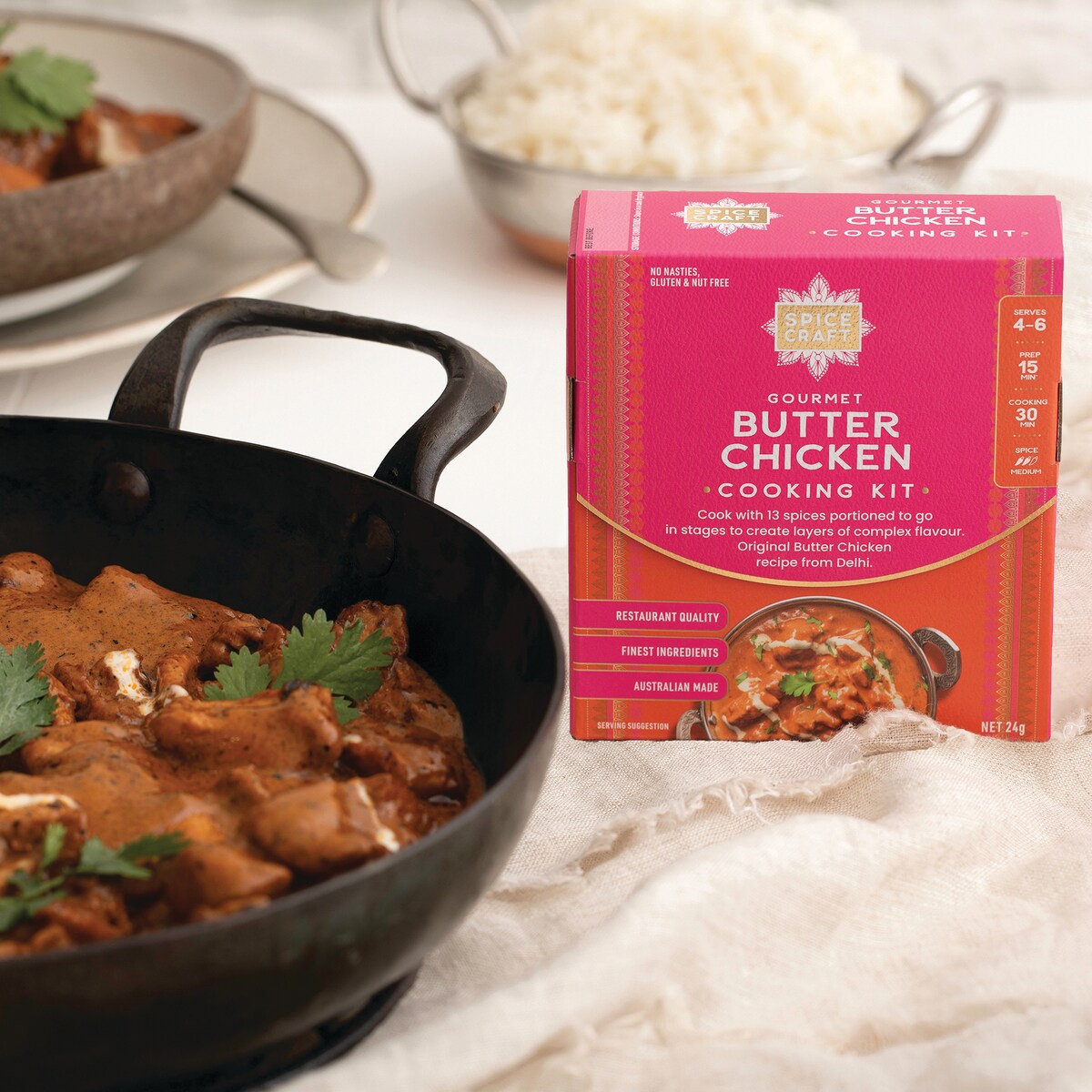 Spicecraft Gourmet Butter Chicken Cooking Kit 24g