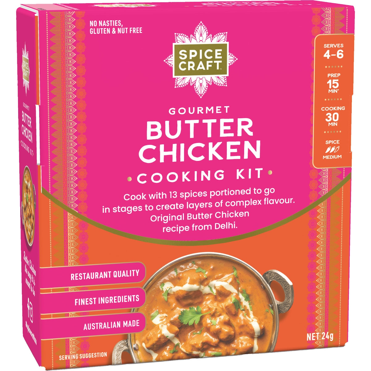 Spicecraft Gourmet Butter Chicken Cooking Kit 24g