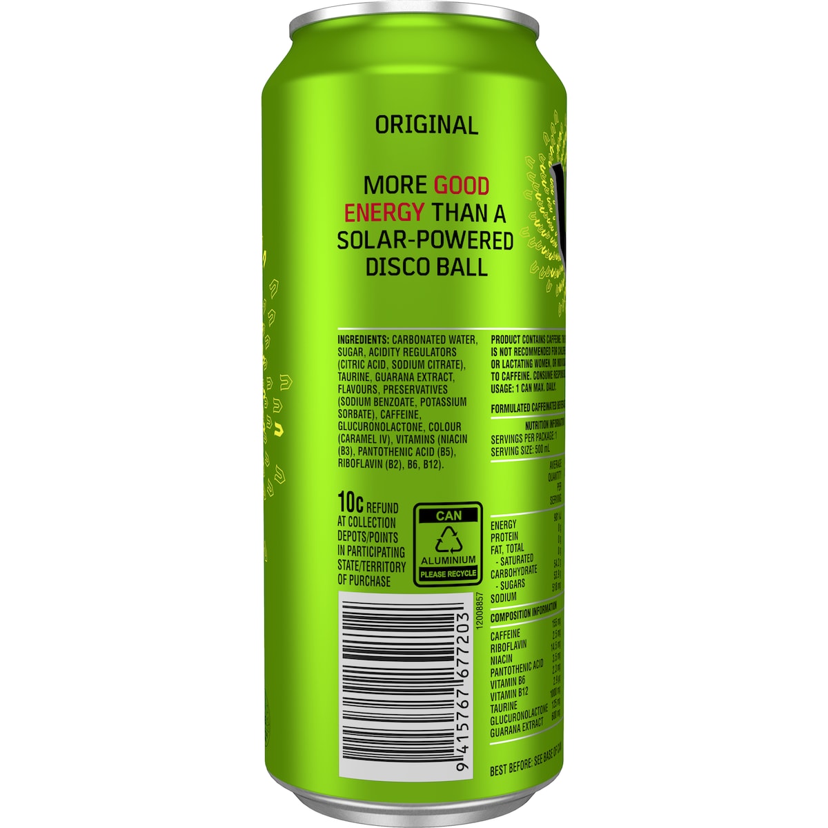 V Energy Drink 500ml