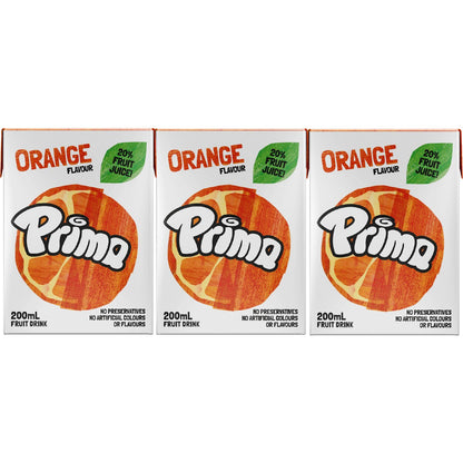 Prima Orange Fruit Drink 6x200ml
