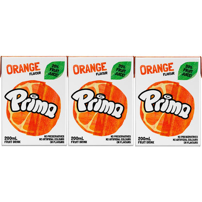 Prima Orange Fruit Drink 6x200ml