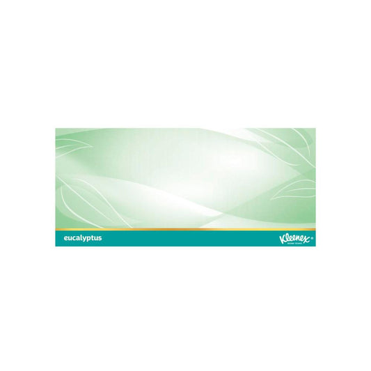 Kleenex 3ply Wellbeing Facial Tissues Eucalyptus - 140 pack