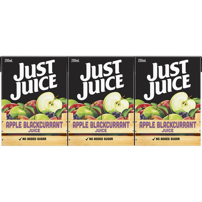 Just Juice Apple & Blackcurrant Juice 6x200ml