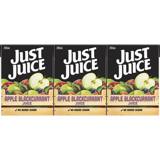 Just Juice Apple & Blackcurrant Juice 6x200ml