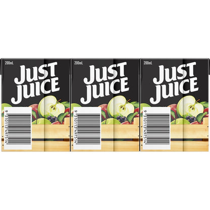 Just Juice Apple & Blackcurrant Juice 6x200ml
