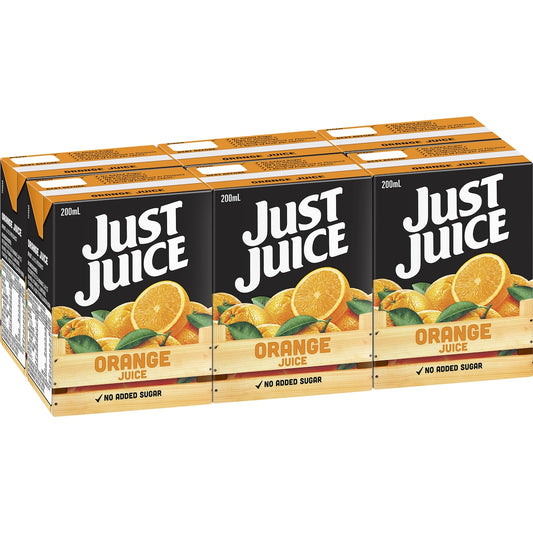Just Juice Orange Juice 6x200ml