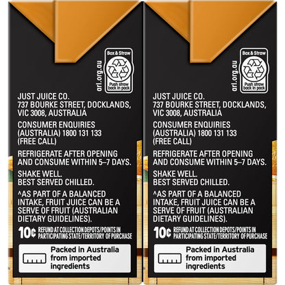 Just Juice Orange Juice 6x200ml