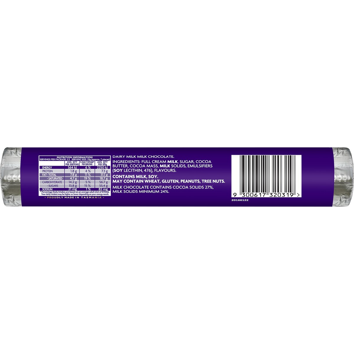 Cadbury Dairy Milk Chocolate Roll 55g