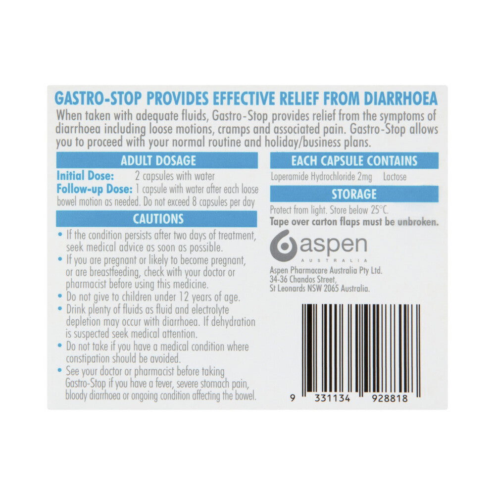 Gastro Stop 2mg - 8 pack