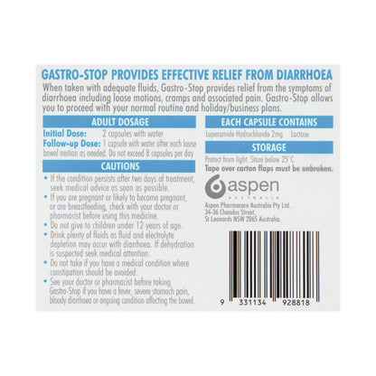 Gastro Stop 2mg - 8 pack