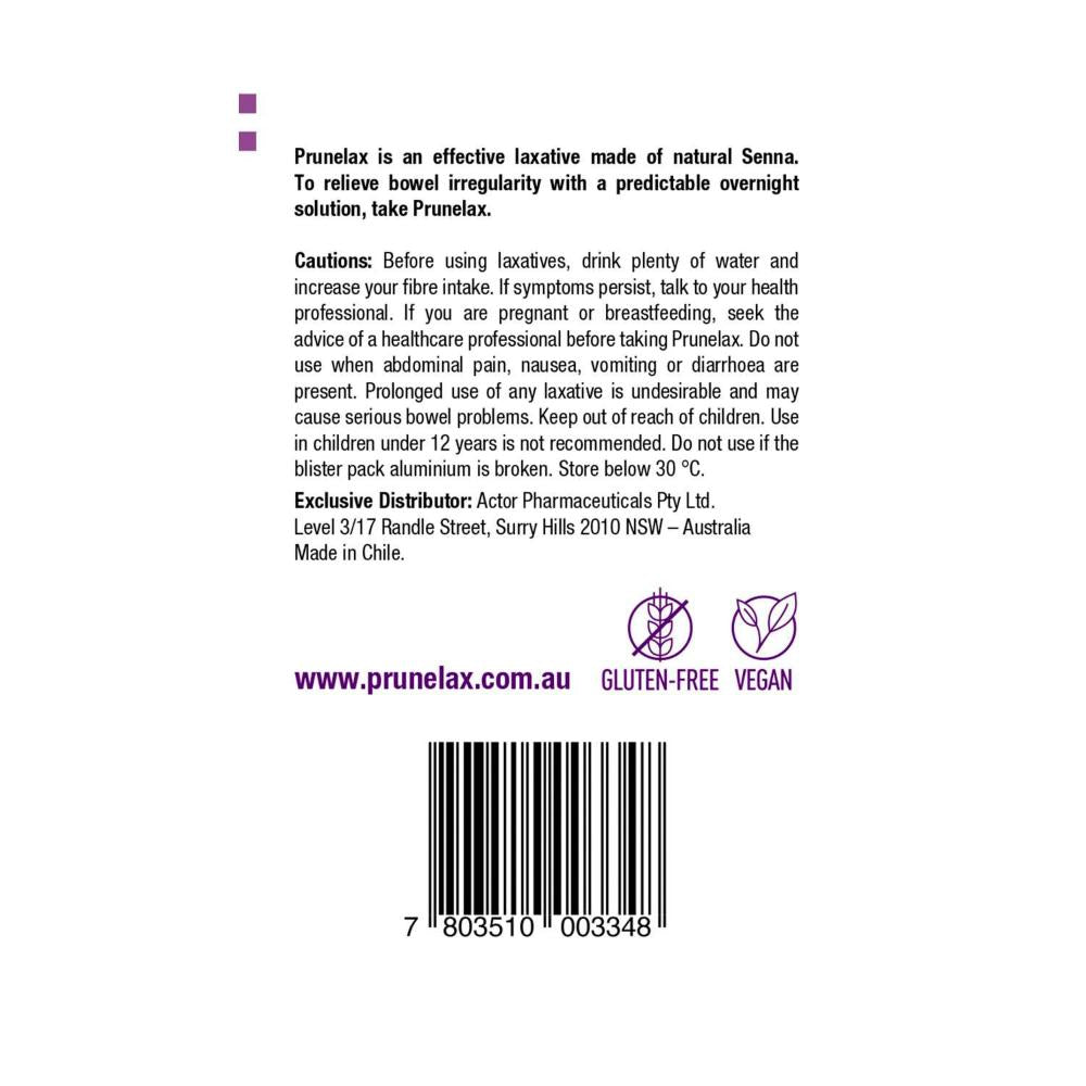 Prunelax Tablets - 80 pack