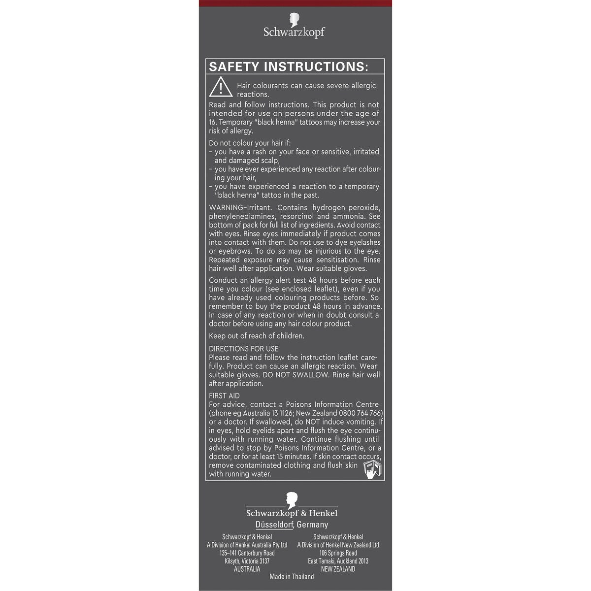 Schwarzkopf Brilliance Brown Hair Dye L68 Cinnamon Brown Hair Colour each