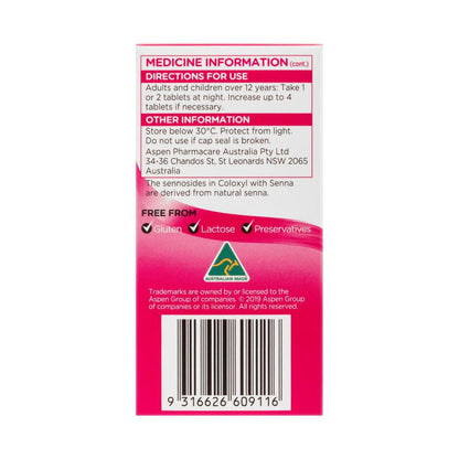 Coloxyl with Senna Softener Plus Laxative Tablets - 45 pack