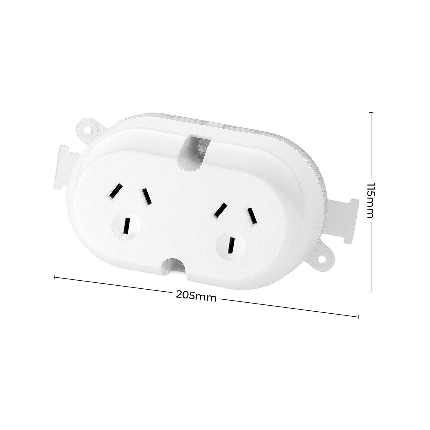 Deta Double Outlet Plug Base - 10A