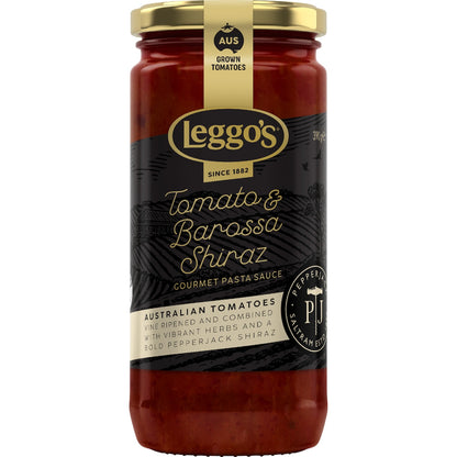 Leggos Gourmet Tomato & Pepperjack Shiraz Pasta Sauce 390g