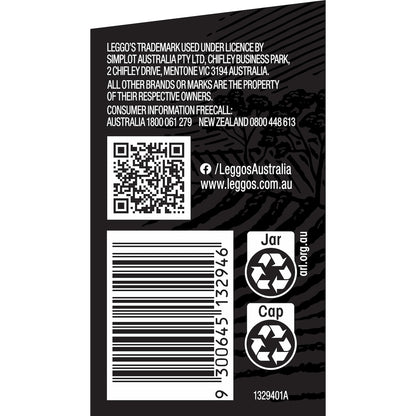 Leggos Gourmet Tomato & Pepperjack Shiraz Pasta Sauce 390g