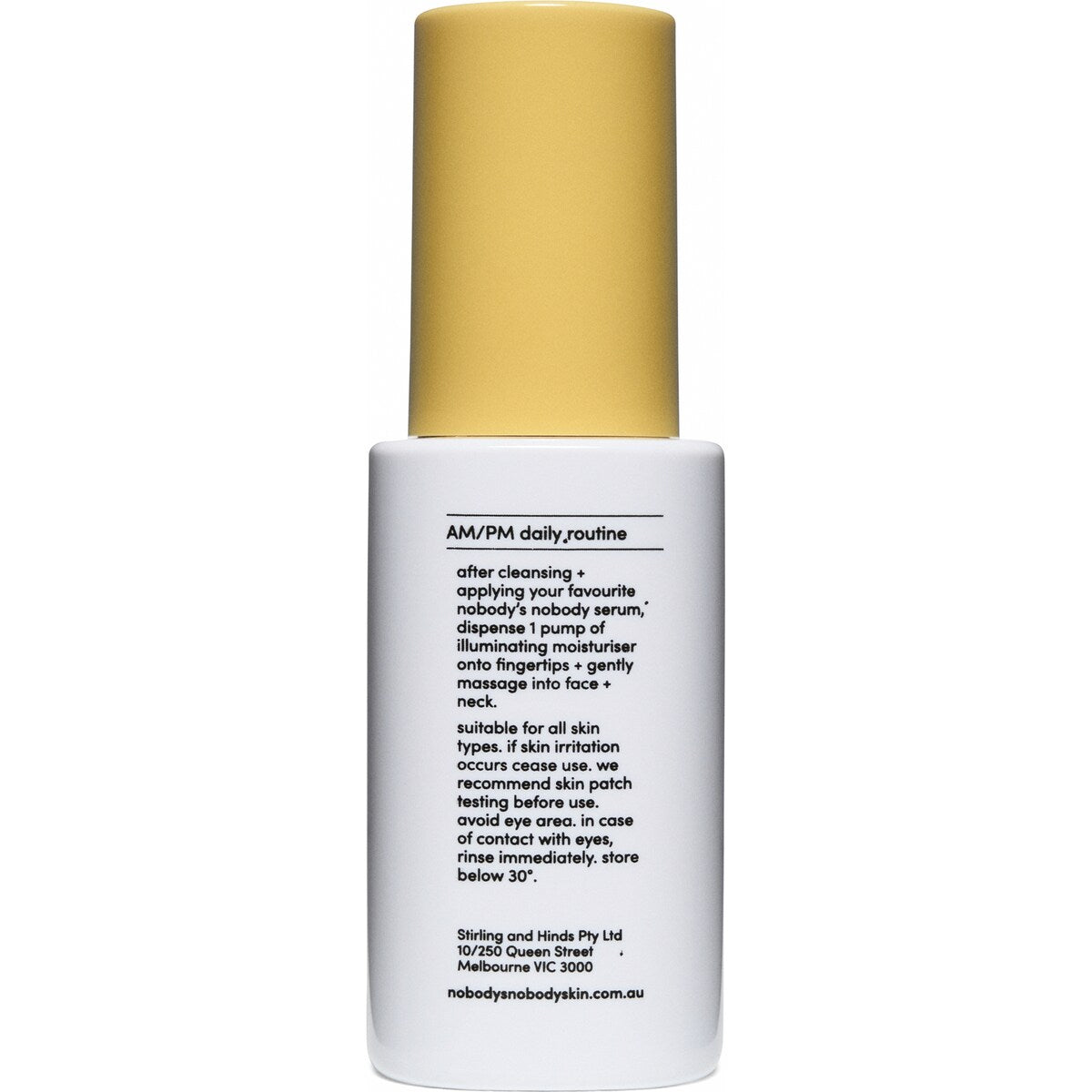 Nobody's Nobody Gold Illuminating Moisturiser 60ml