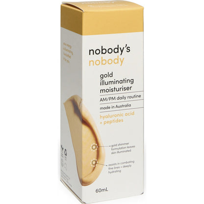 Nobody's Nobody Gold Illuminating Moisturiser 60ml