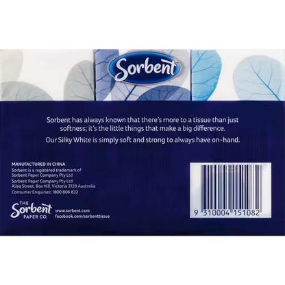 Sorbent Facial Tissues 4ply Pocket 6 Pack