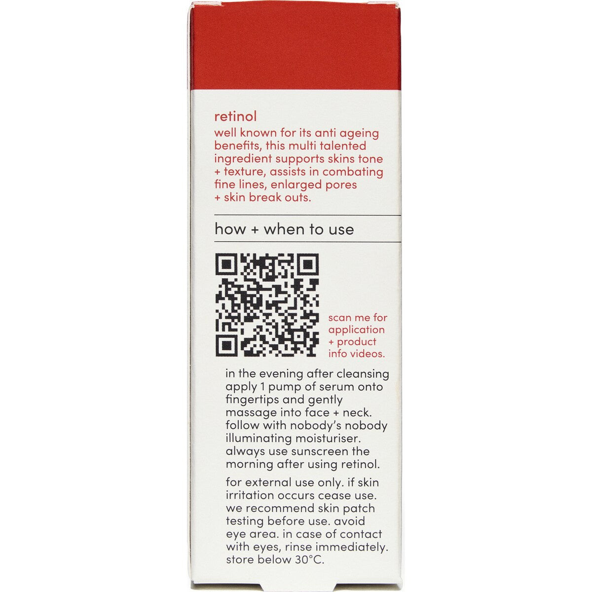 Nobody's Nobody Retinol Target Serum 30ml