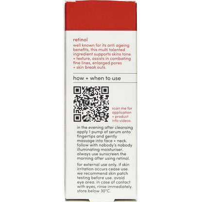 Nobody's Nobody Retinol Target Serum 30ml