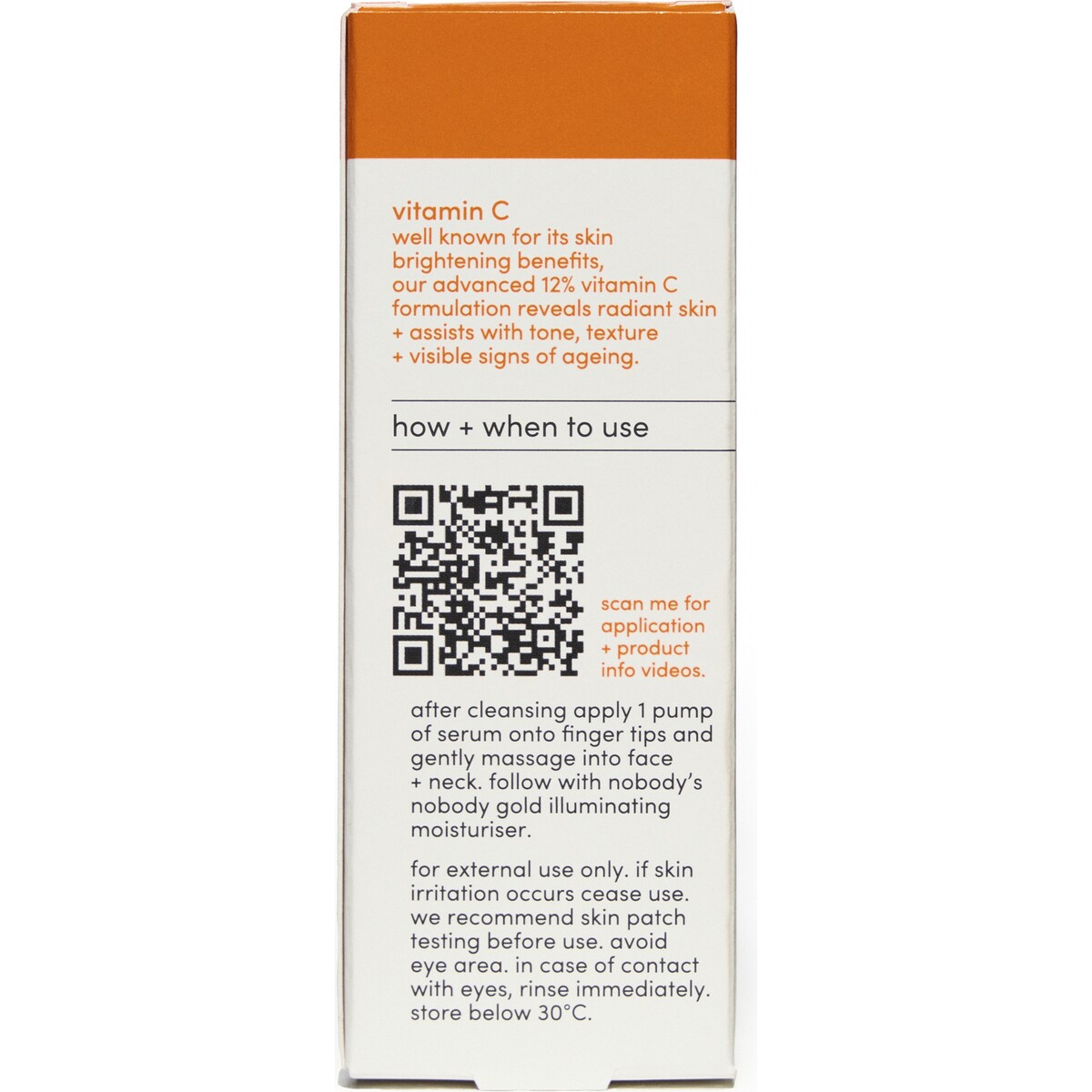 Nobody's Nobody Vitamin C Brightening Serum 30ml