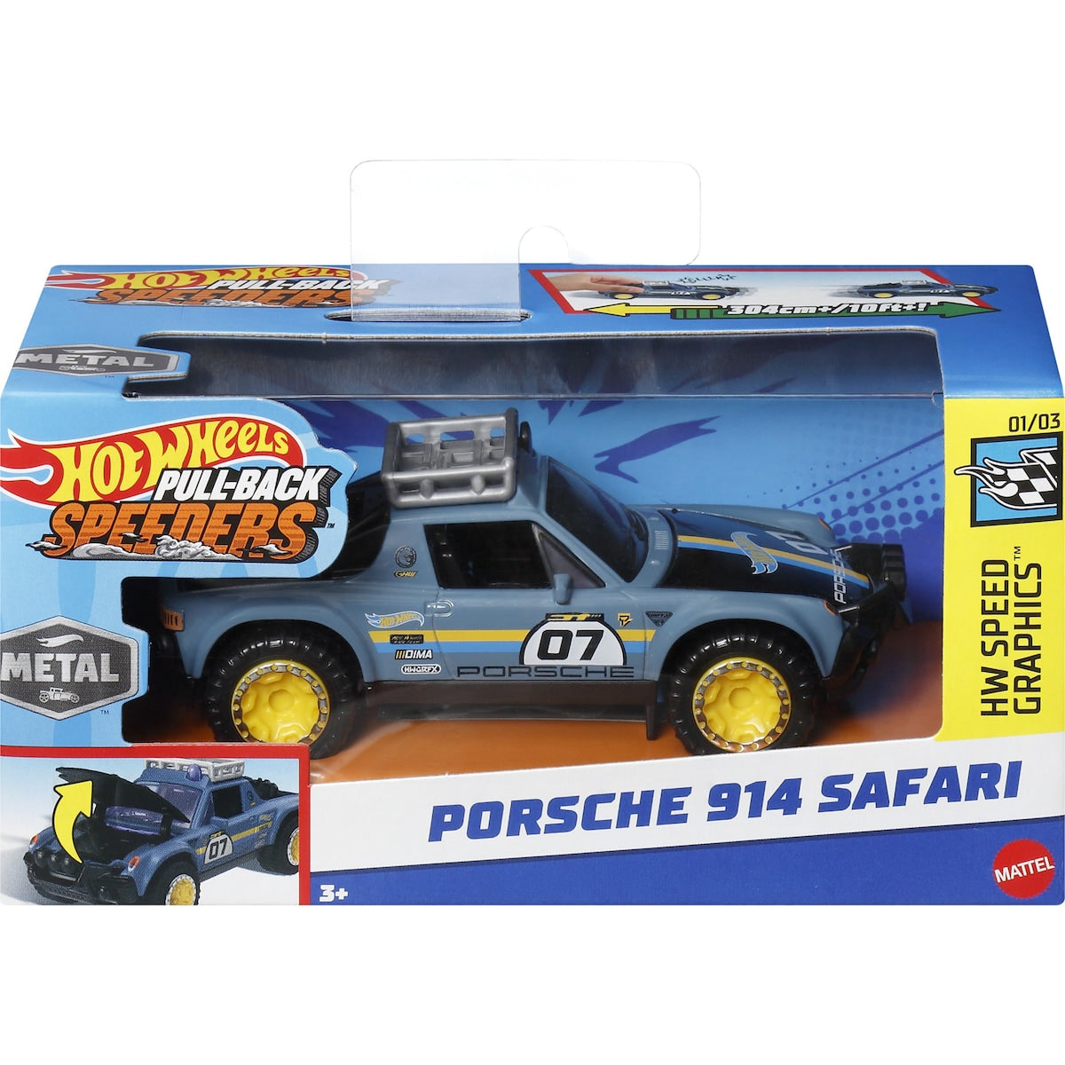 Hot Wheels Pull-back Speeders Assorted Each