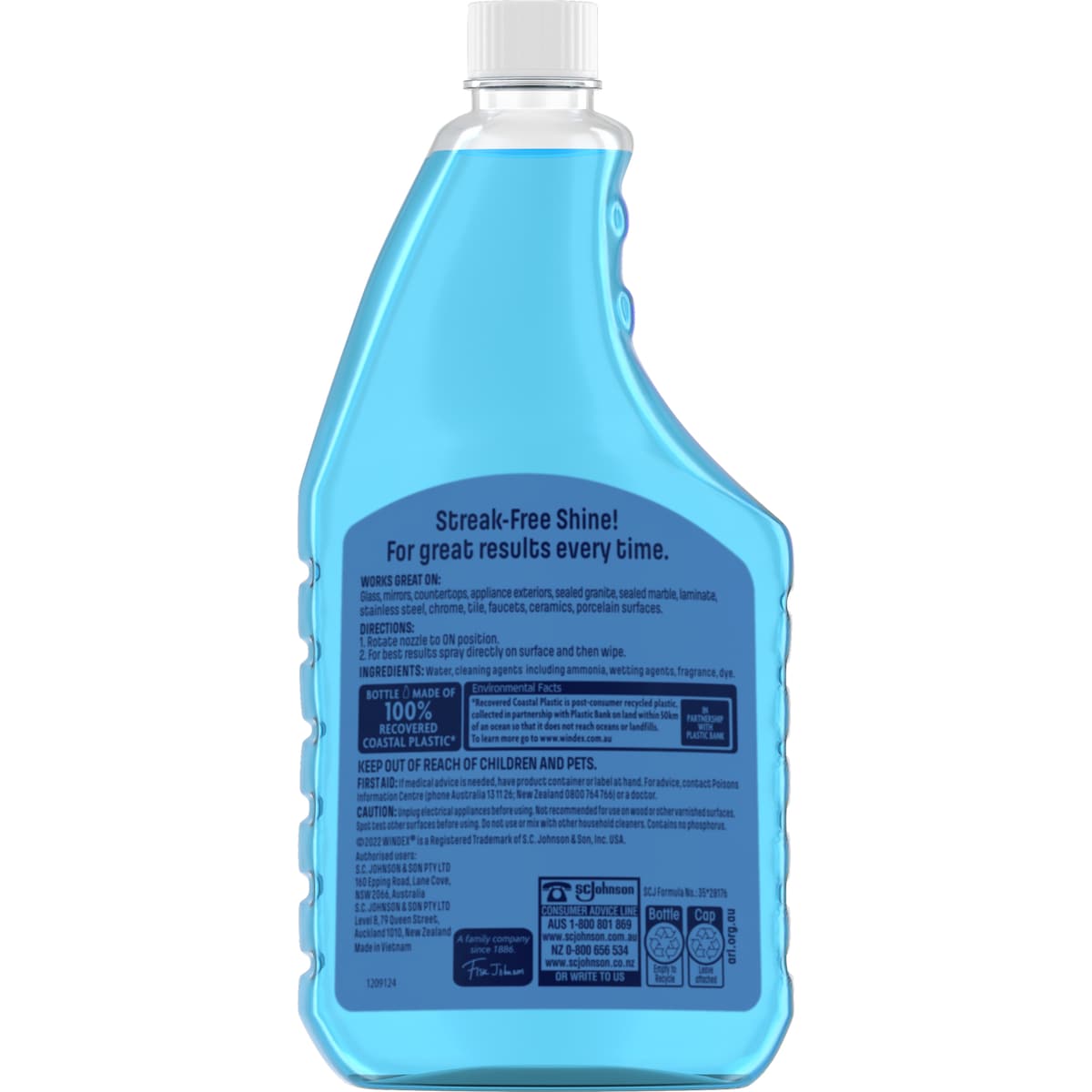 Windex Glass Cleaner Refill 750ml