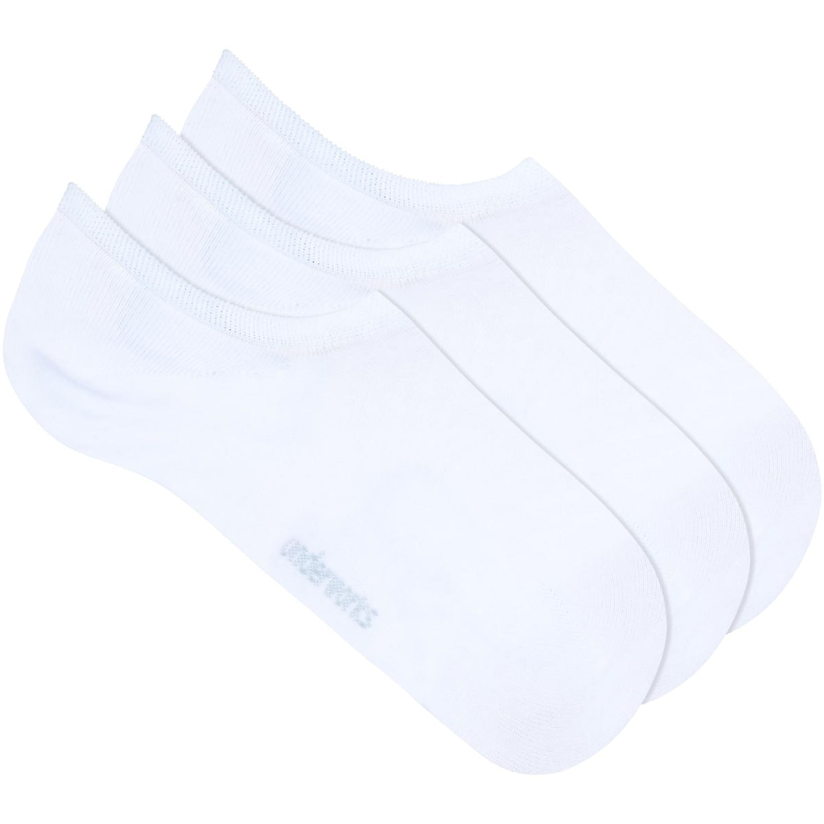 Underworks Ladies No Show Sneaker Socks Size 5-10 White 3 Pack