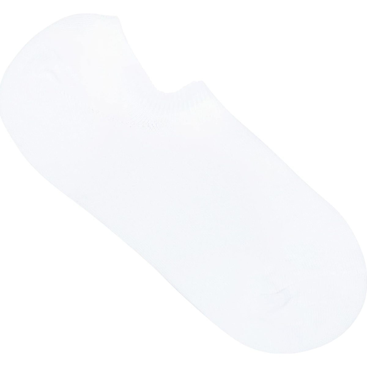 Underworks Ladies No Show Sneaker Socks Size 5-10 White 3 Pack