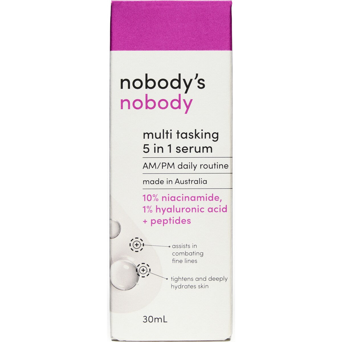 Nobody's Nobody Multi Tasking 5 In 1 Face Serum 30ml