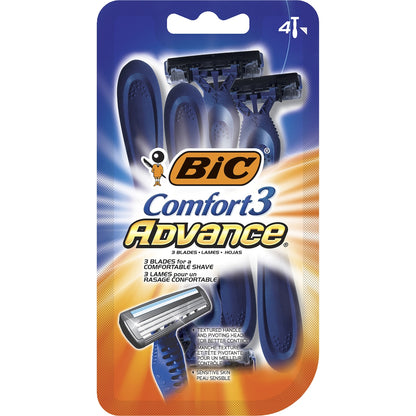 Bic Comfort 3 Advance Shaver 4 Pack
