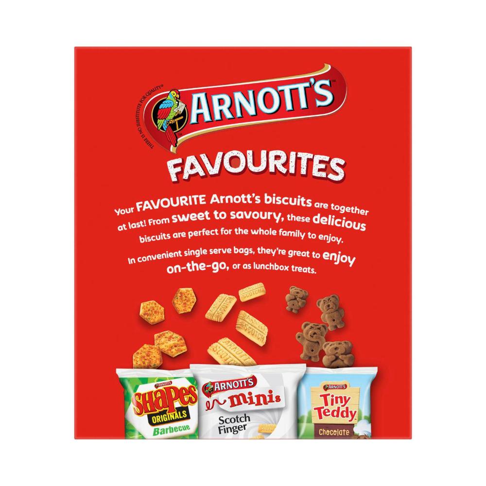 Arnott's Favourites Multipack Variety 15 Pack - 375g