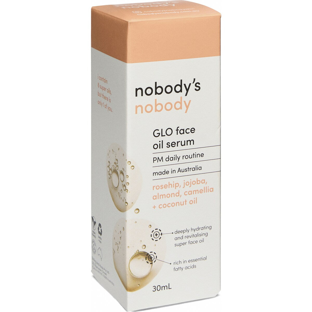 Nobody's Nobody Glo Face Oil Serum 30ml