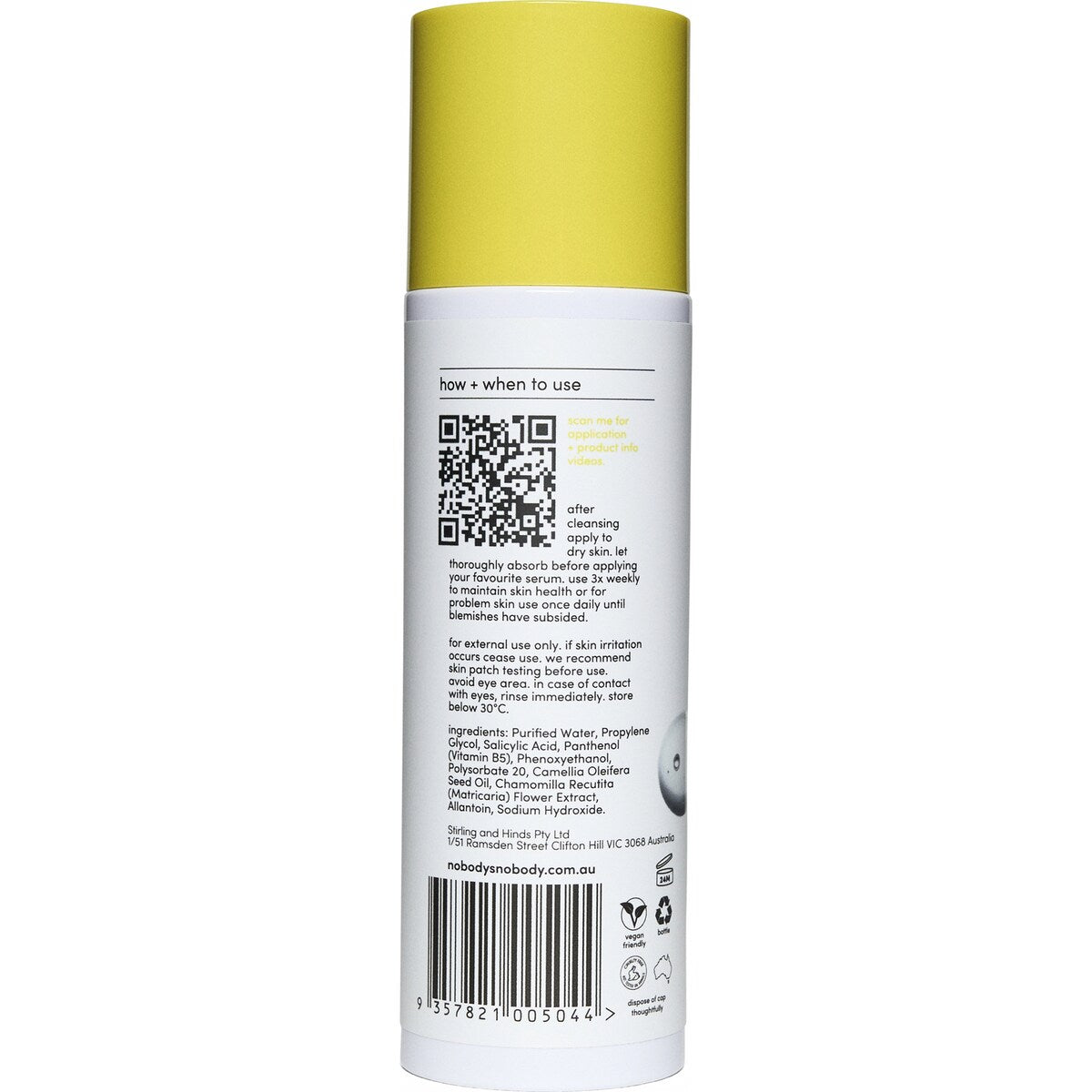 Nobody's Nobody Leave On Exfoliant 100ml