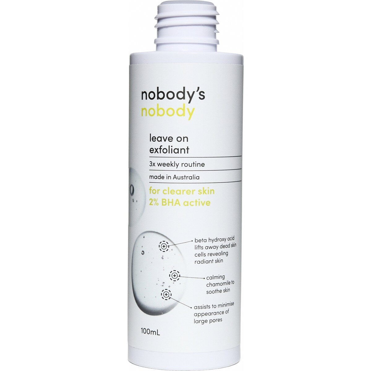 Nobody's Nobody Leave On Exfoliant 100ml