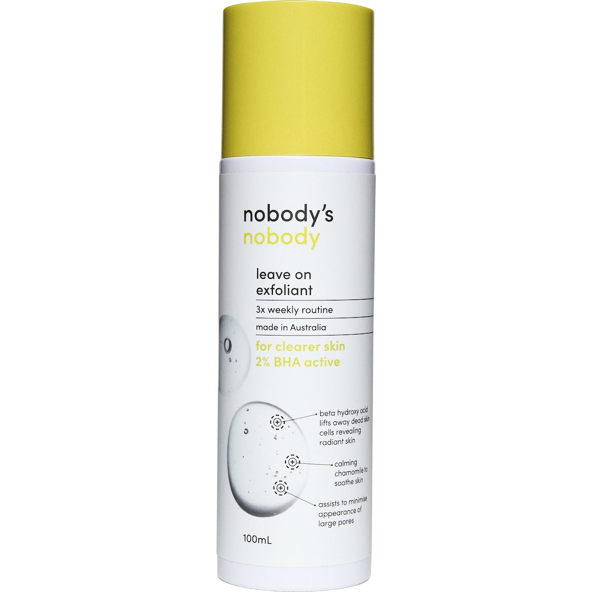 Nobody's Nobody Leave On Exfoliant 100ml