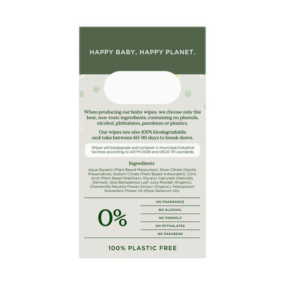 Tooshies Eco Wipes Aloe Vera & Chamomile - 280 pack