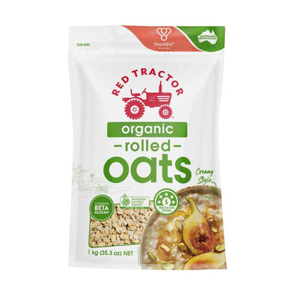 Red Tractor Organic Rolled Oats - 1kg