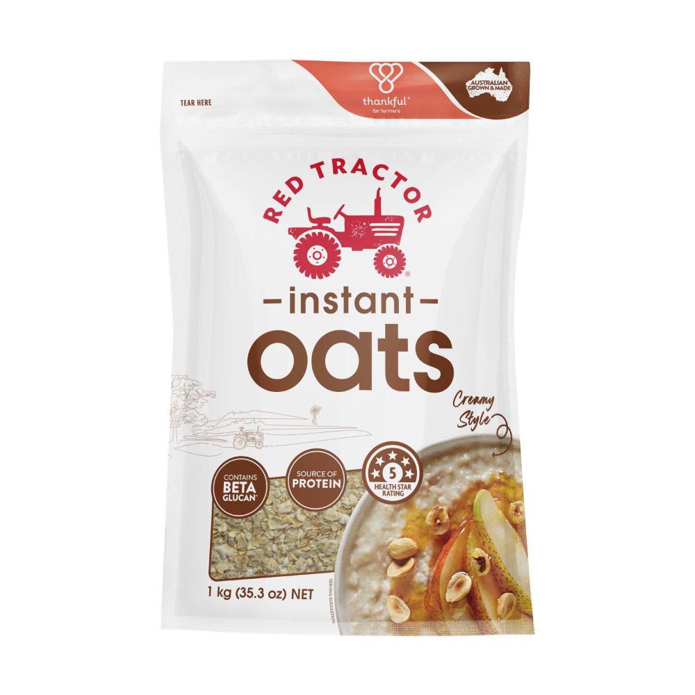 Red Tractor Australian Instant Oats - 1kg