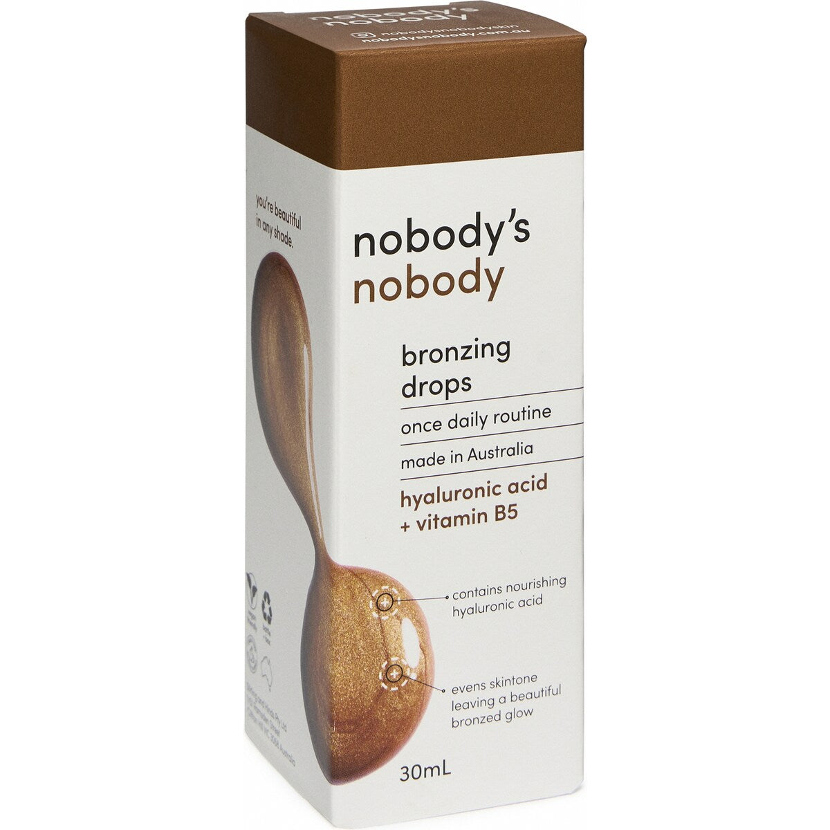 Nobody's Nobody Bronzing Drops 30ml