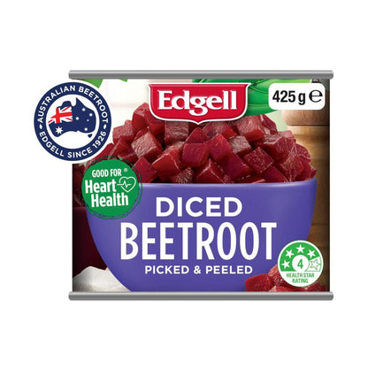 Edgell Australian Grown Diced Beetroot - 425g
