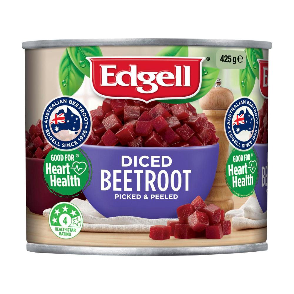 Edgell Australian Grown Diced Beetroot - 425g