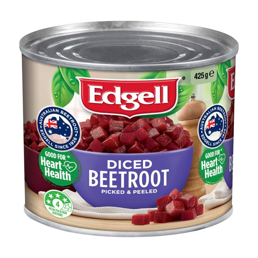 Edgell Australian Grown Diced Beetroot - 425g