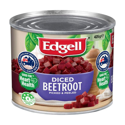 Edgell Australian Grown Diced Beetroot - 425g