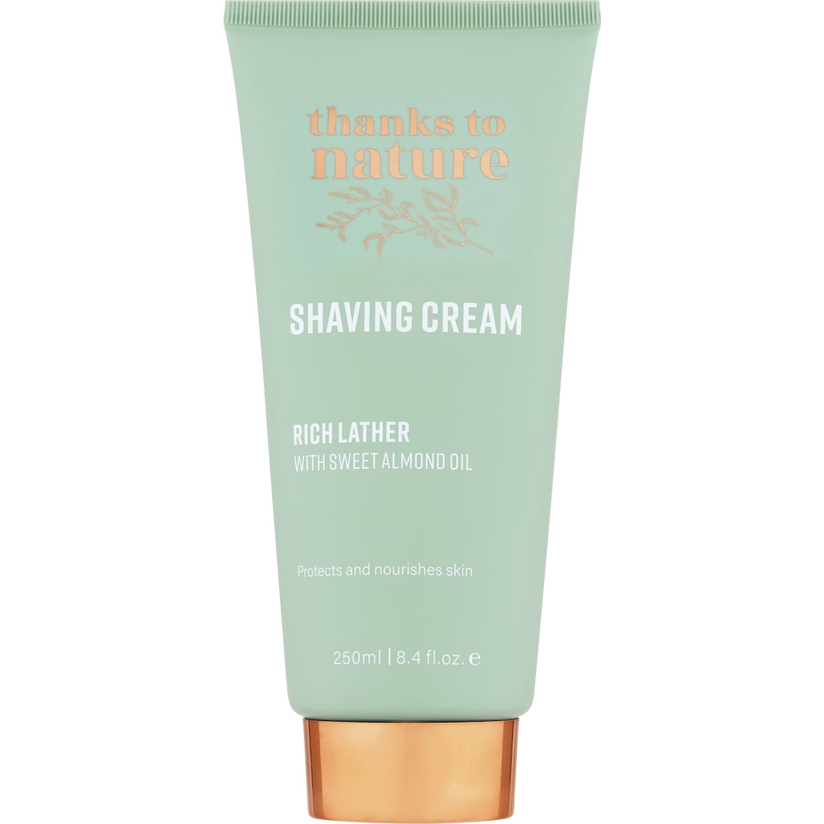 Thanks To Nature Shaving Cream Tube 250mL