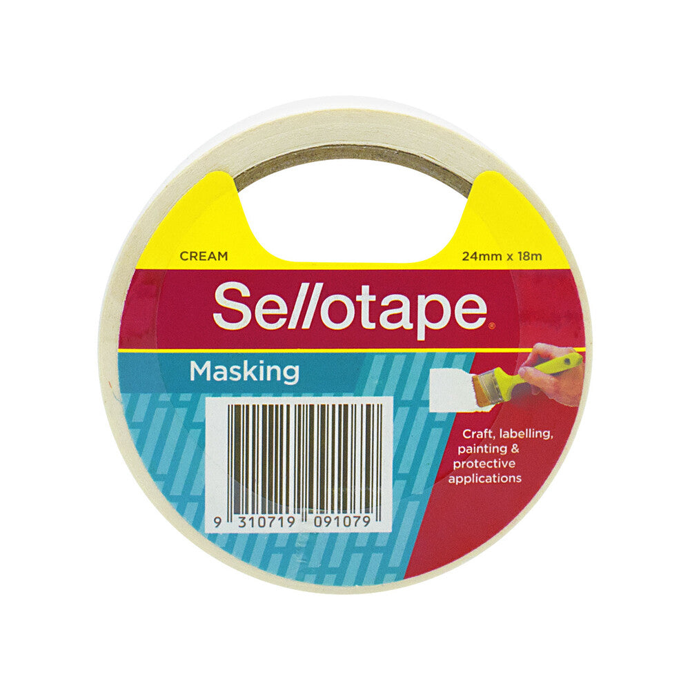 Sellotape Masking Tape 24mmX18m - 1 each