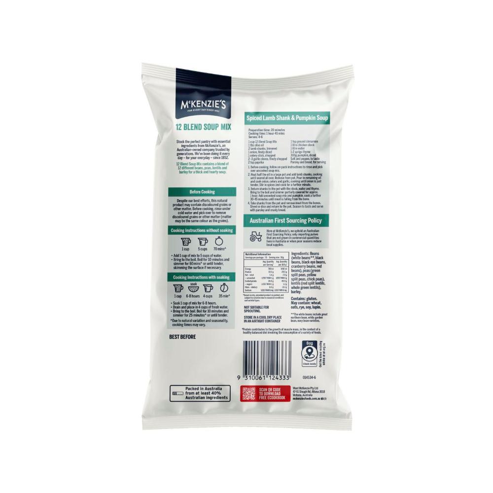 McKenzie's 12 Blend Soup Mix - 375g