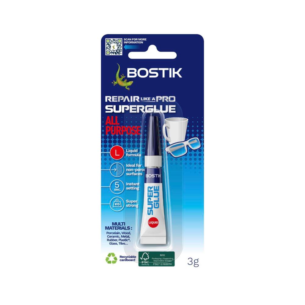 Bostik Super Glue 3ml - 1 Each